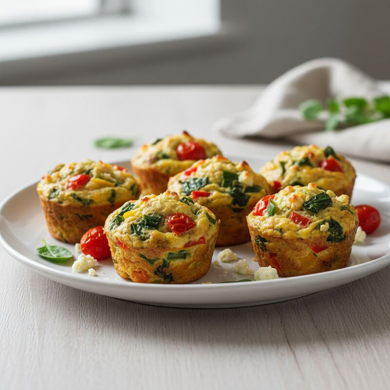 Muffins de Ovo e Legumes